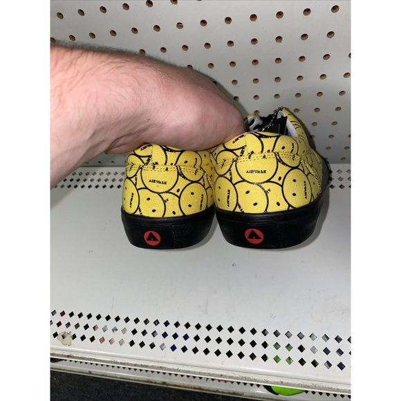 RARE AIRWALK Retro Smiley Face Logo Mens Athletic Lifestyle Skate Shoes Size 8 - Picture 3 of 8